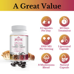 Packaging and ingredients list of SZCZEKIN AHCC supplement