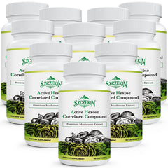 SZCZEKIN AHCC 1500 mg bottle front for premium immune-support supplement