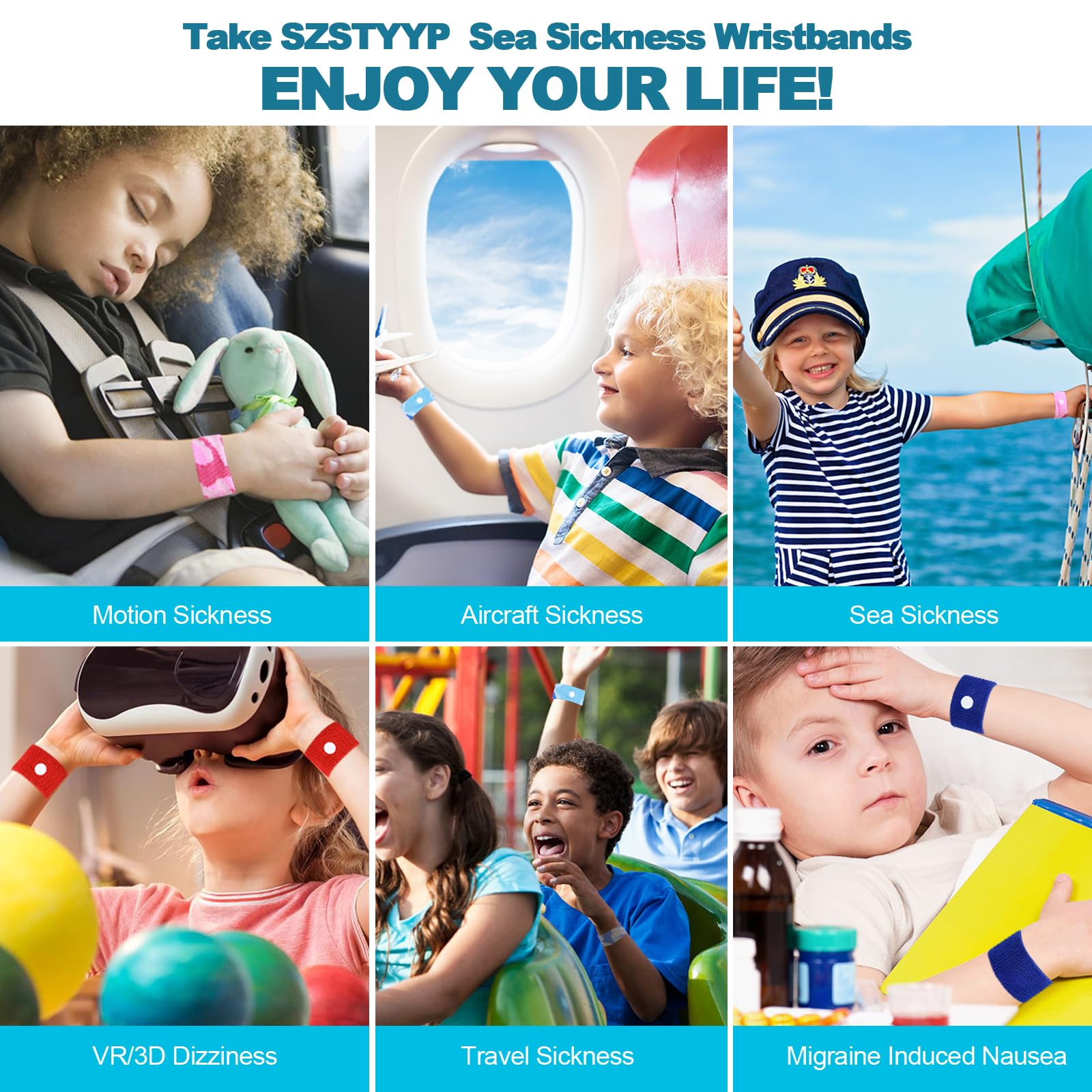 SZSTYYP camouflage design bands suitable for kids' travel essentials.
