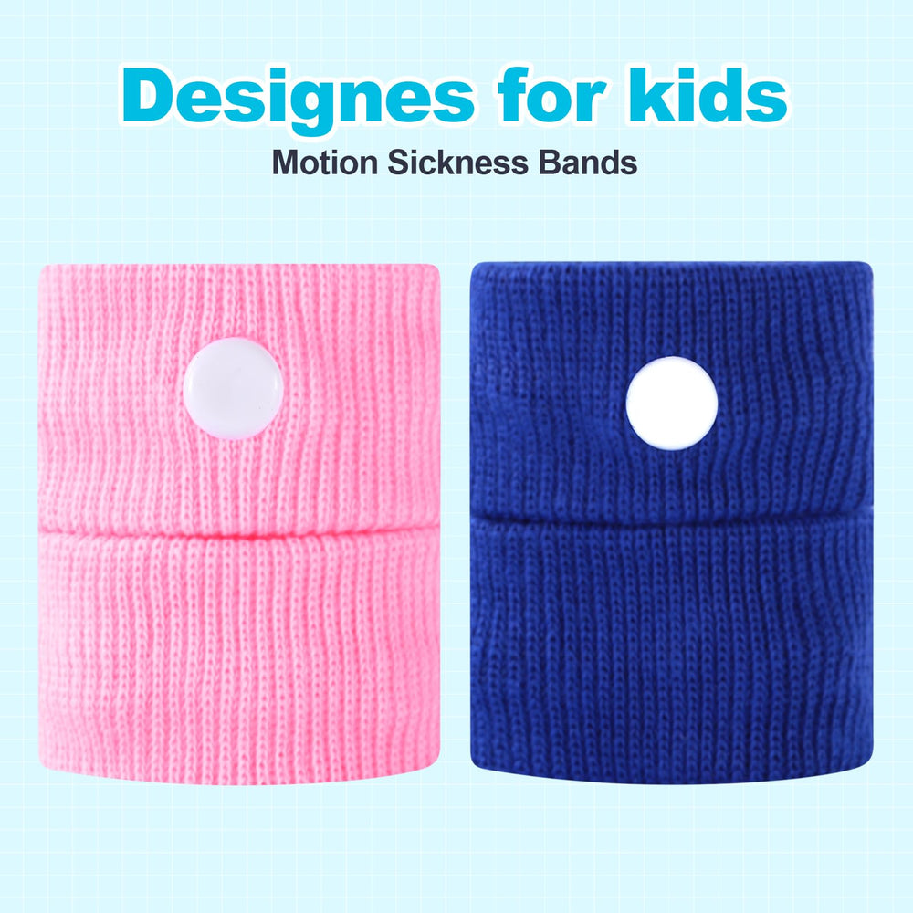 SZSTYYP motion sickness band kid wristband red comfortable for long car rides
