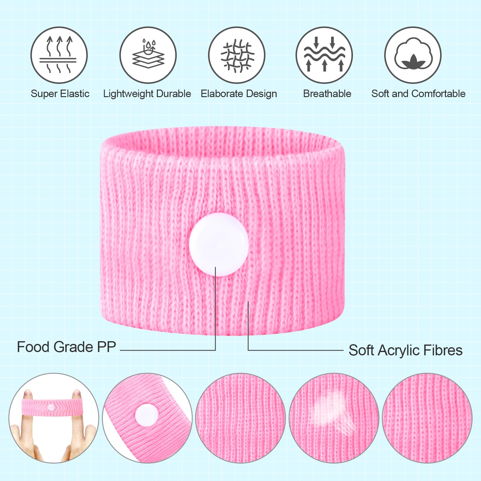 SZSTYYP motion sickness band small size soft cotton fits kids comfortably