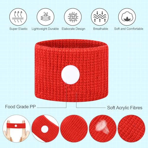 SZSTYYP motion sickness bands soft material close-up ready for all-day wear.