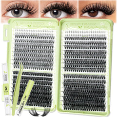 szy eyelash clusters kit with 668 pieces for versatile looks