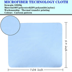 Tablet/iPad screen cleaned with microfiber cloth