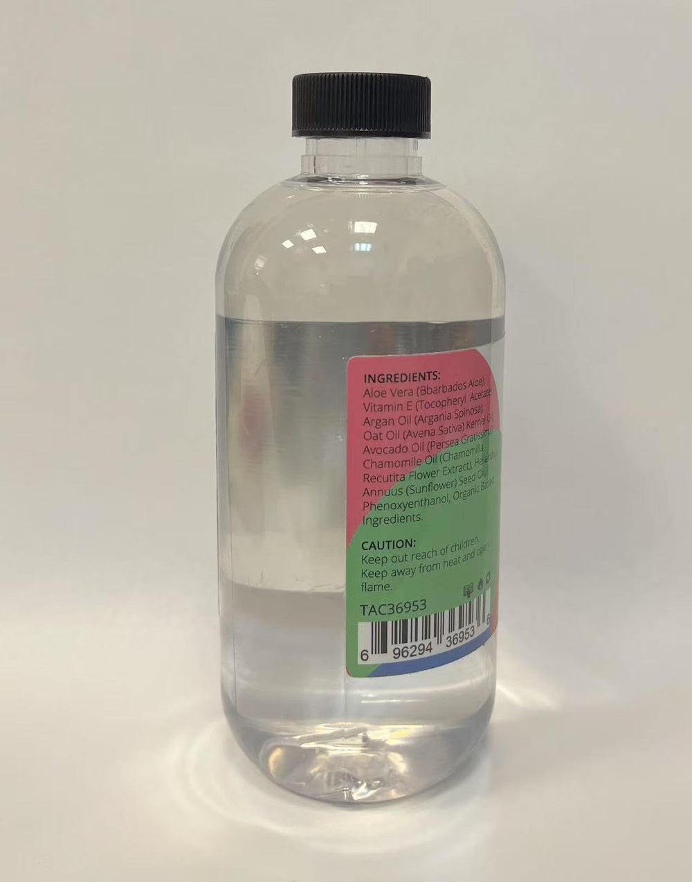 Tachibelle massage oil packaging and label
