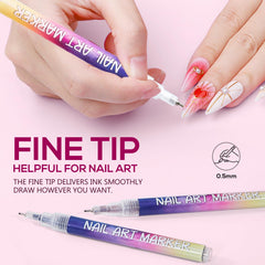 TAEERY portable nail art kit displayed in a compact case