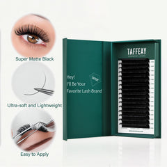 TAFFEAY lashes with upgraded heating technology stay soft and elastic.