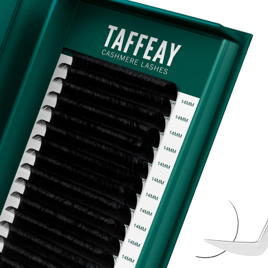 TAFFEAY Cashmere lash tray with 16 rows for consistent volume