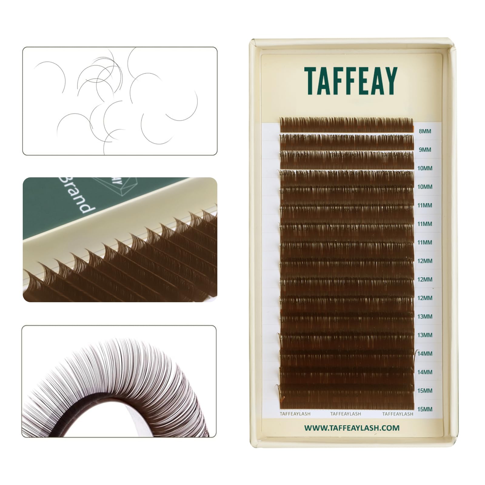 TAFFEAY lashes designed for sensitive eyes with feather-light feel.