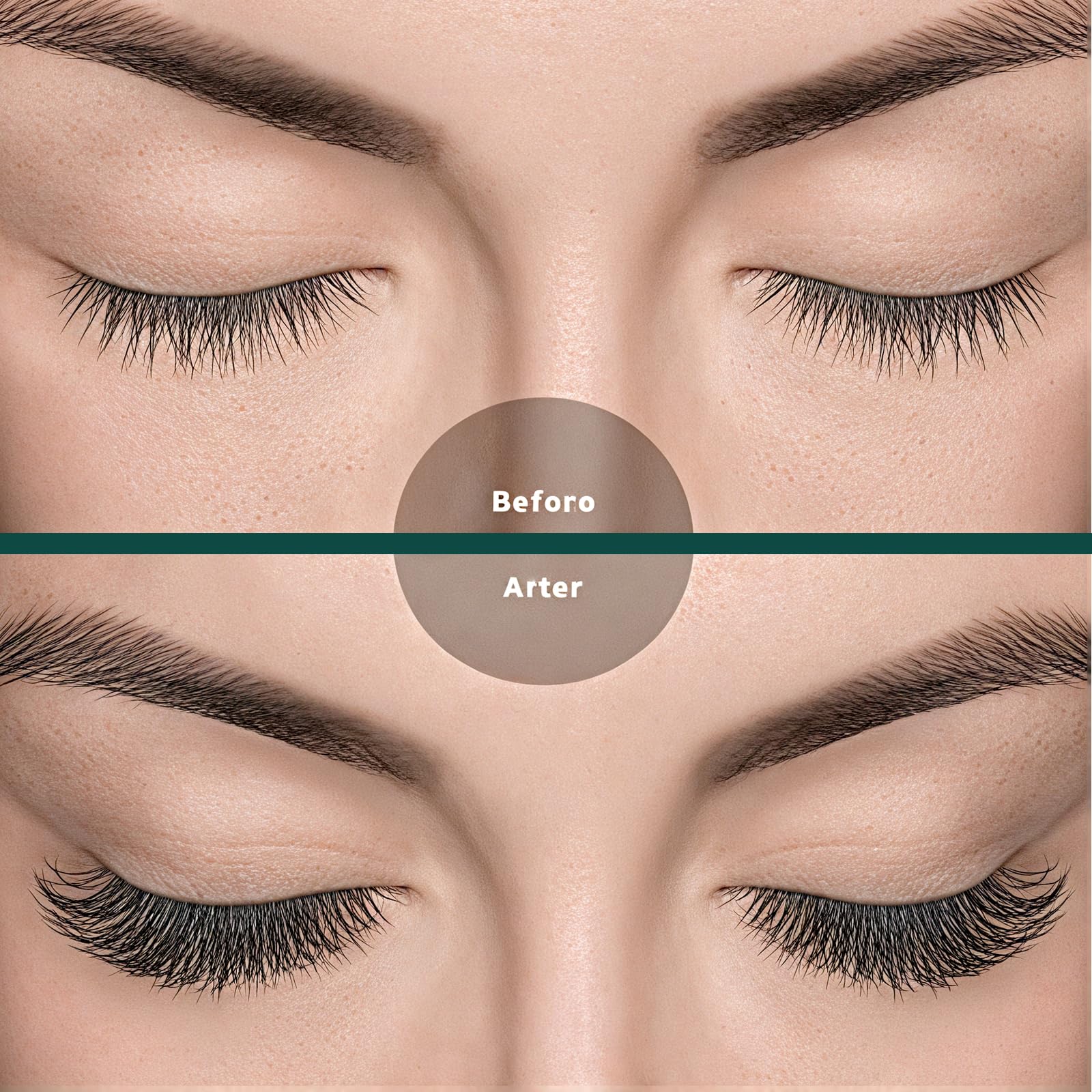 TAFFEAY varied sizes and curls ideal for hybrid volume and mega sets