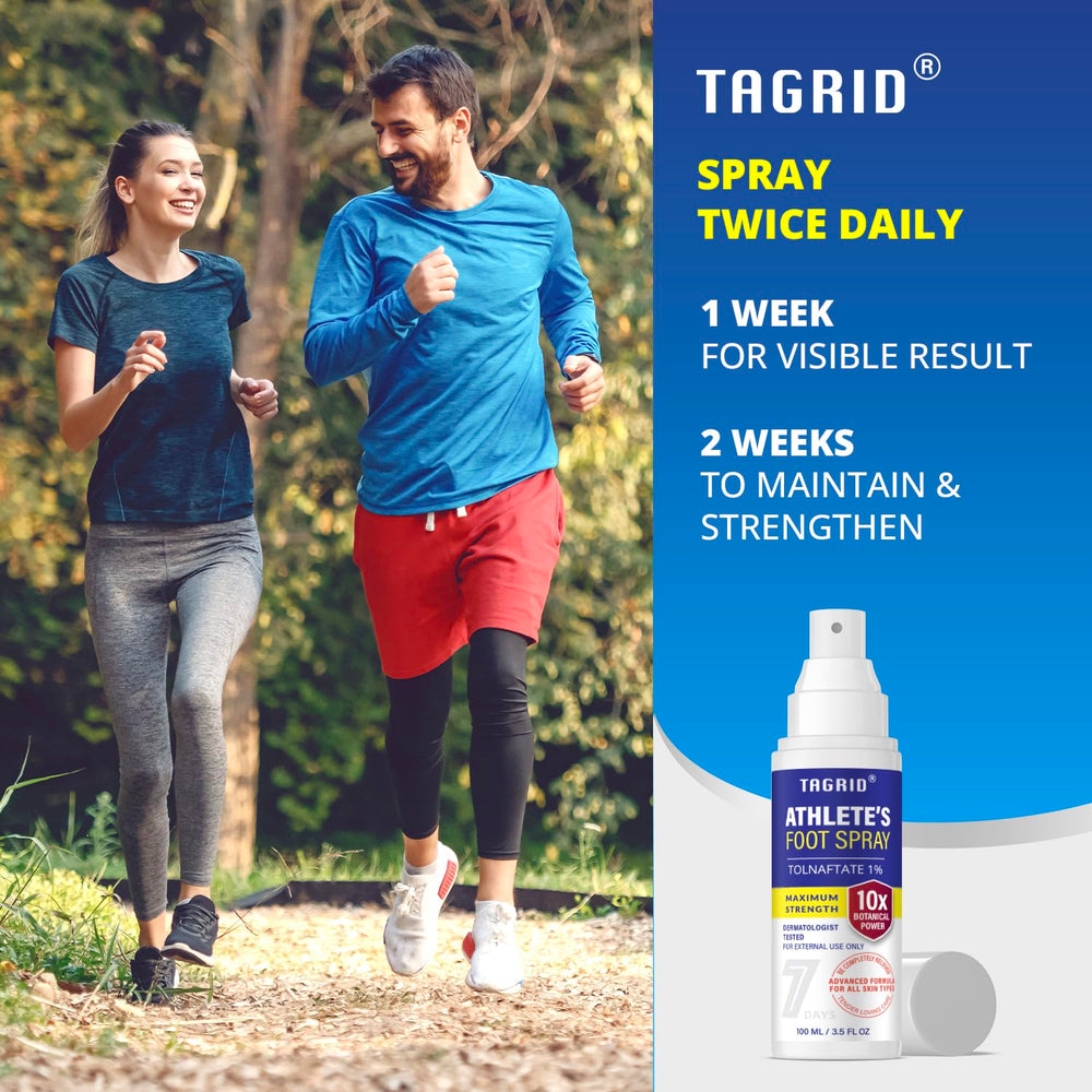 TAGRID quick-absorption mist delivers a clean feel and comfort.