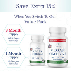 Made in USA, non-GMO and gluten-free omega-3 capsules