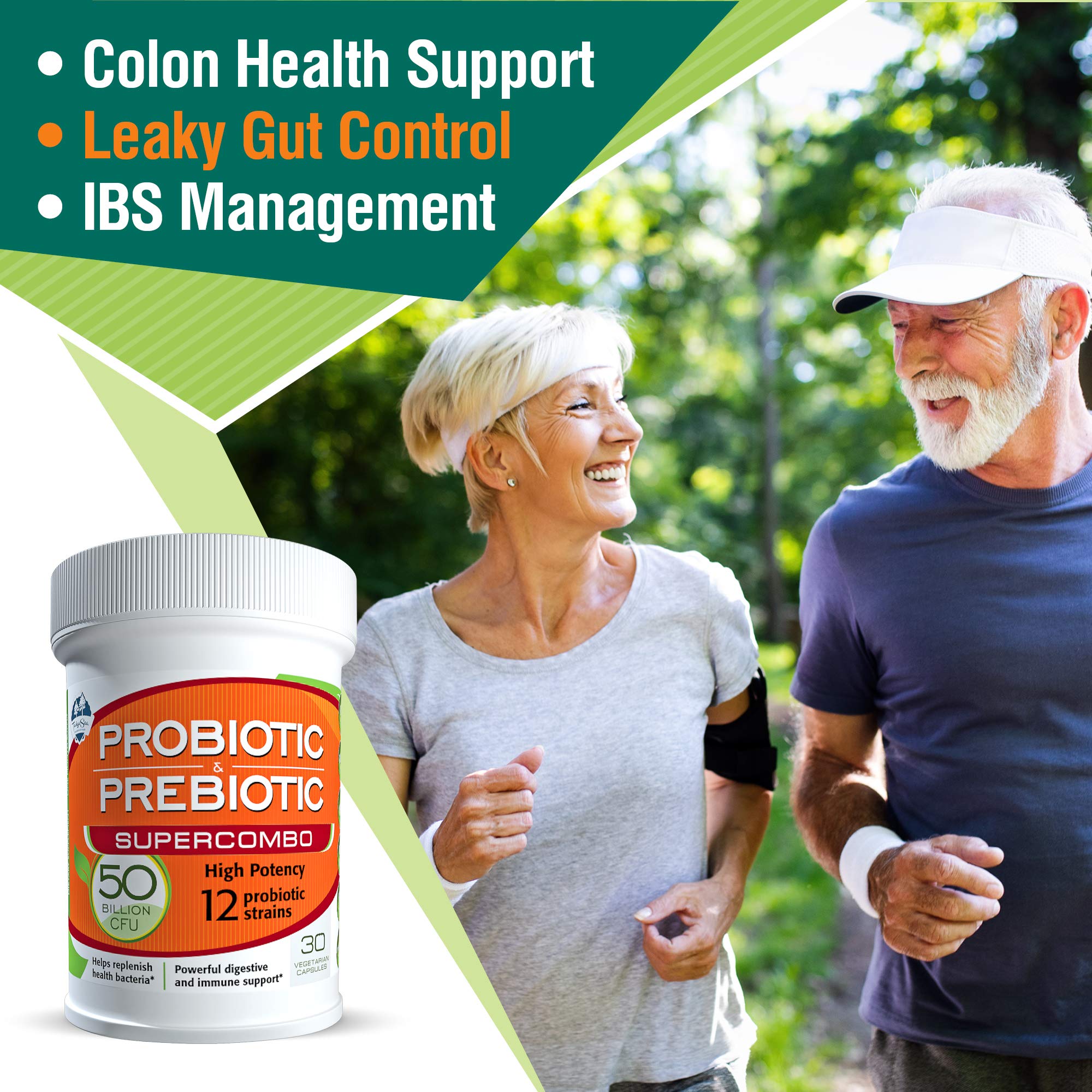 Graphic depicting 12 probiotic strains