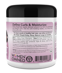 Taliah Waajid Soft & Curly Gel defines waves for children.