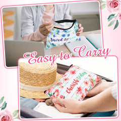 Talltalk compact cosmetic pouch perfect for travel, fits in backpacks or purses.