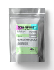 Talsen Biotin Powder 4 oz bottle on white background