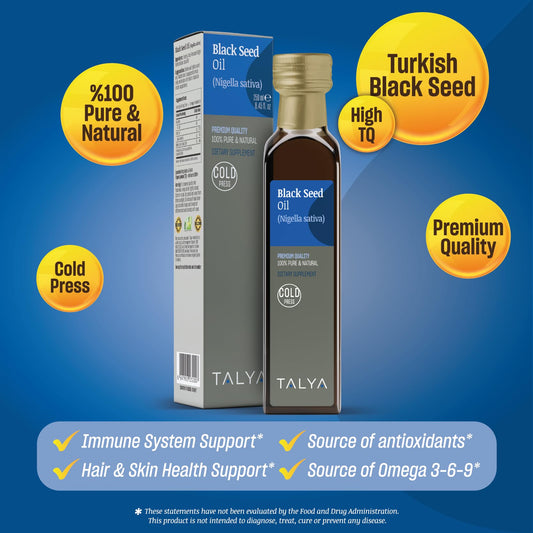 Cold-pressed Turkish black seed oil extraction