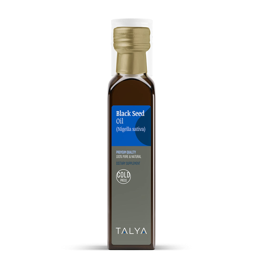 Tinted glass bottle protecting oil from light