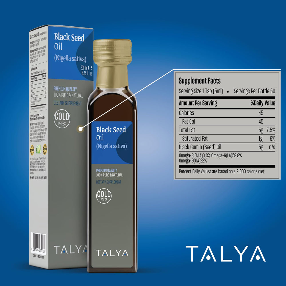 Hair and skin nourishment with TALYA black seed oil