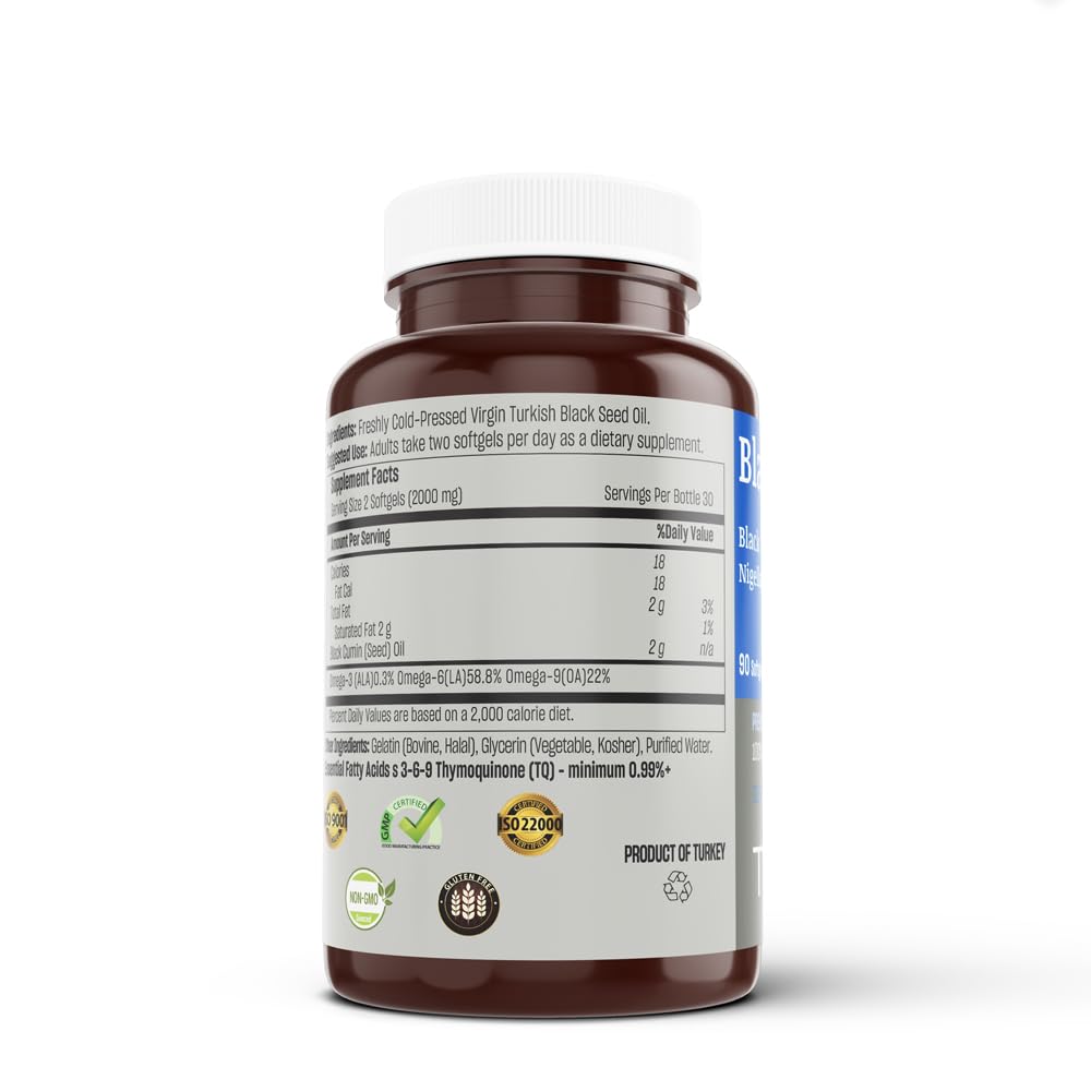 Turkish black cumin seeds used to make TALYA oil