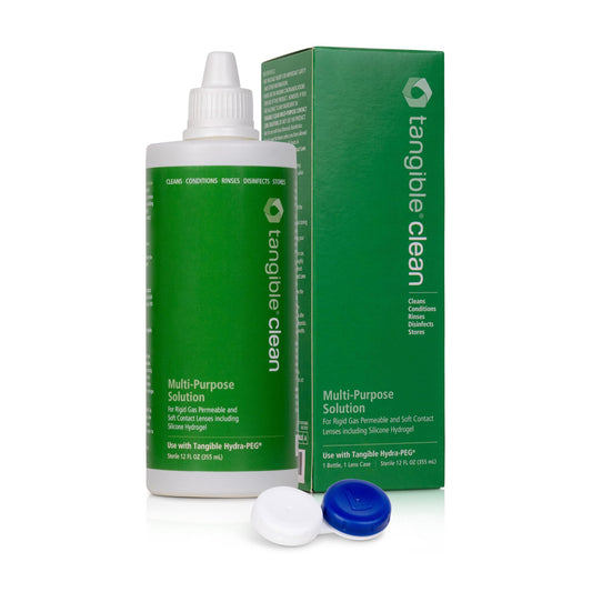 Tangible Clean 12 oz multipurpose lens solution bottle
