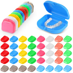 Tanlade 40-piece mouth guard boxes with vent holes color assortment