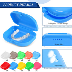 Assorted colors: red pink green white yellow blue transparent hues