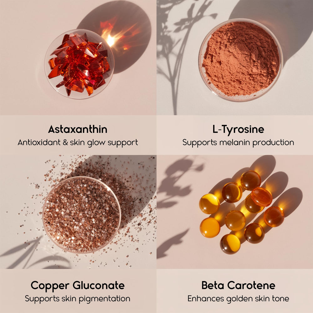 Astaxanthin and ingredients concept
