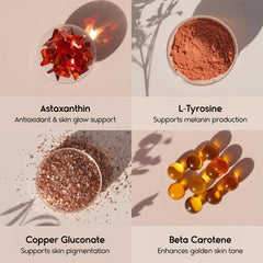 Astaxanthin and ingredients concept