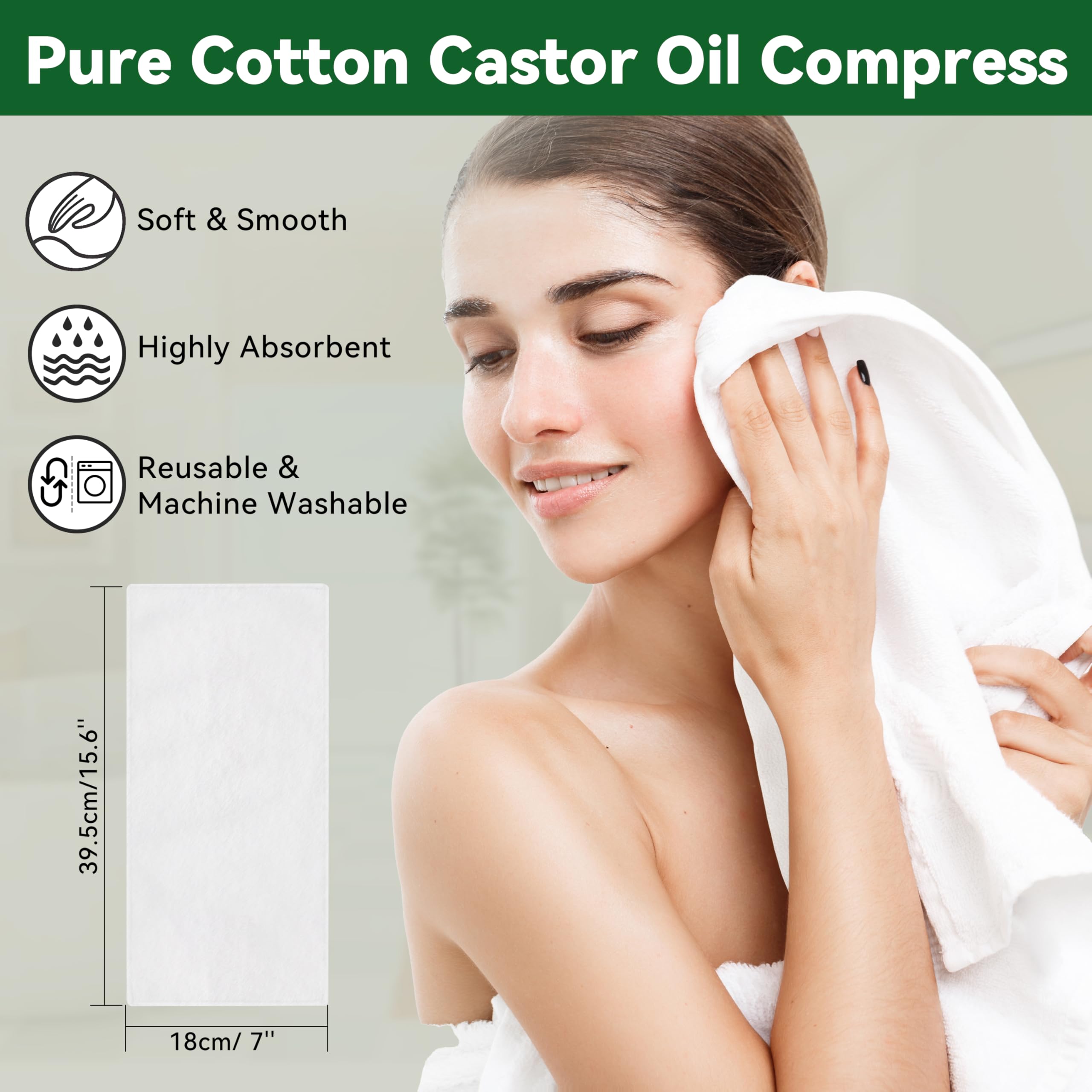 Taoscare castor oil kit contents with pump