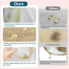 Waterproof nylon exterior of Taoscare castor oil wrap