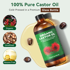Taoscare castor oil pack wraps with organic cotton cloths
