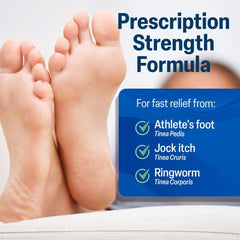 TARO anti-fungal cream for skin depicted during everyday foot care routine.