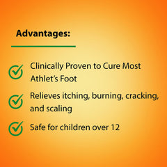 TARO anti-fungal cream illustration emphasizes toe area skin care benefits.