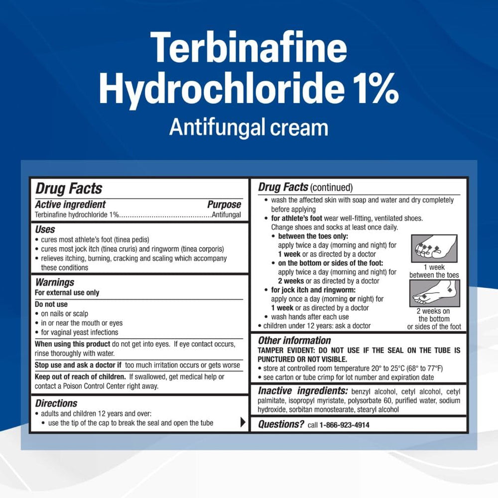 TARO athletes foot cream application closeup showing soothing relief potential.