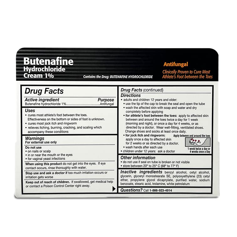 TARO packaging front highlights antifungal cream for targeted foot care.