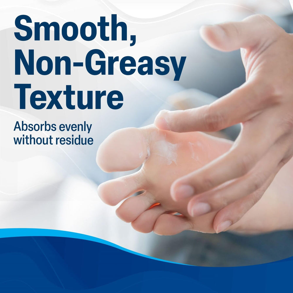 TARO Terbinafine 1% anti-fungal cream for daily use on affected toes.