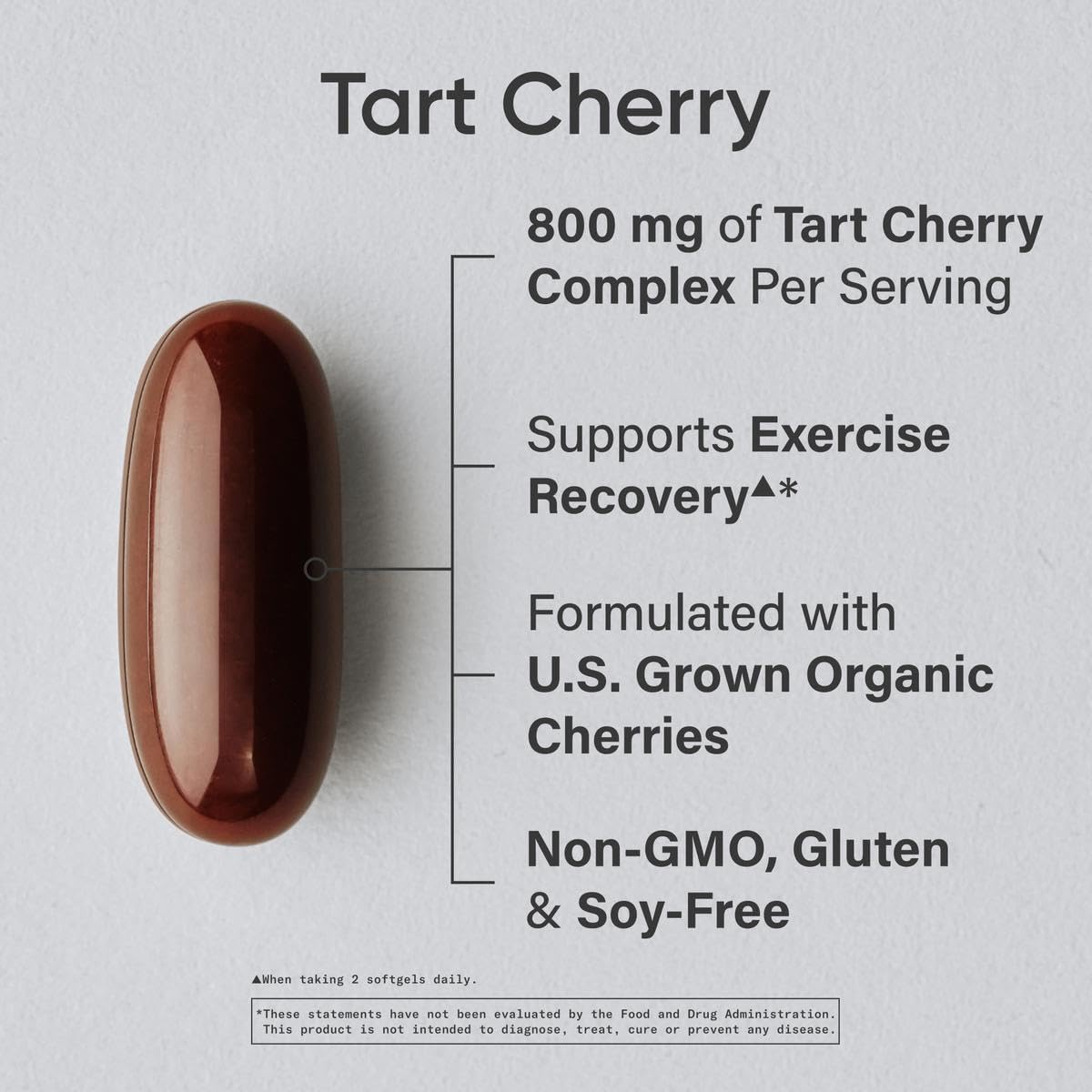 Montmorency tart cherry fruit complex with 5 calories per serving