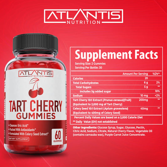 Close-up of Tart Cherry Gummies