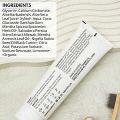 Peppermint flavor note visual on packaging