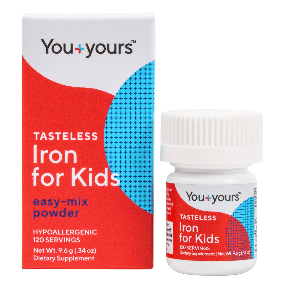 Front view of Tasteless Iron for Kids bottle