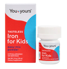 Front view of Tasteless Iron for Kids bottle