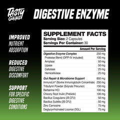 Close-up of enzyme capsules
