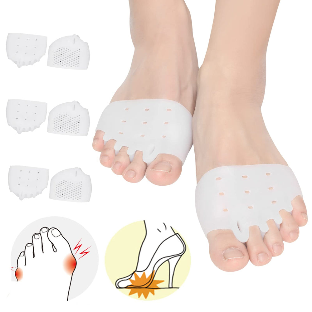 TASZOOS toe separators in white for all day comfort