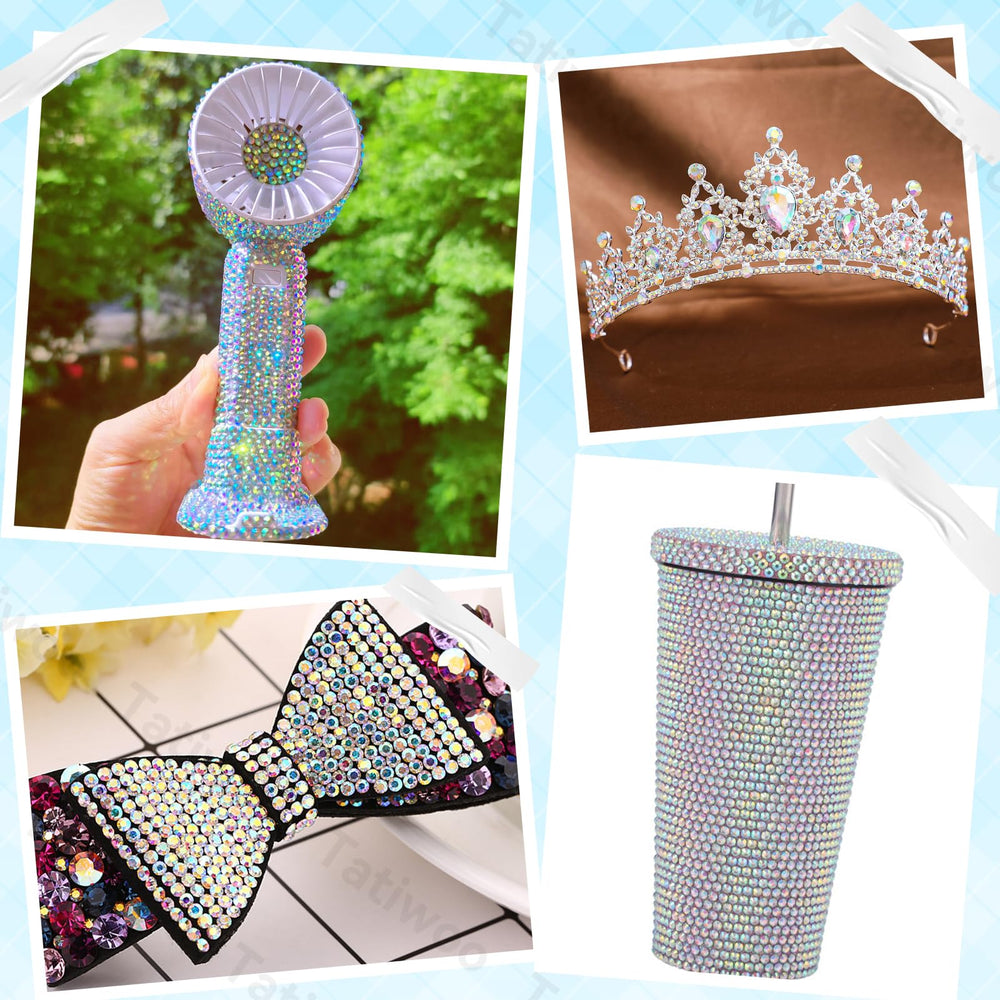 Colorfast jelly resin rhinestones retain shine after wear.