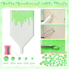 Tatiwoo flatback rhinestones enable easy adhesion on fabric or wood
