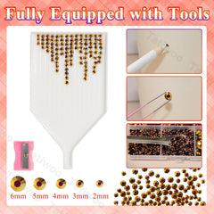 Tatiwoo mixed sizes 2–6mm rhinestones for delicate and bold accents