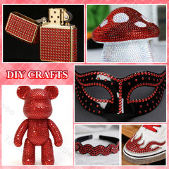 Tatiwoo Rhinestones craft ideas kit for easy bedazzling