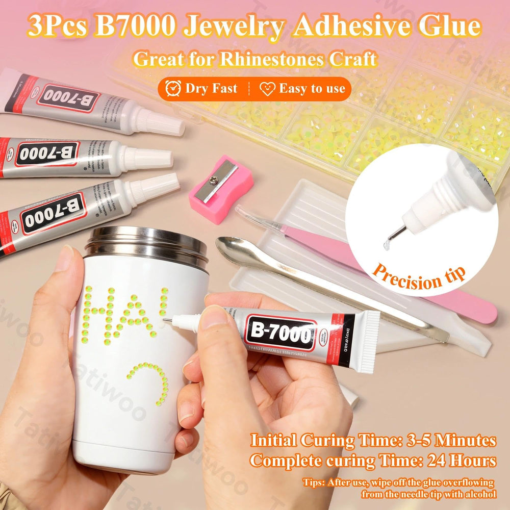 Tatiwoo yellow flatback rhinestones, 6mm, creates standout accessories.