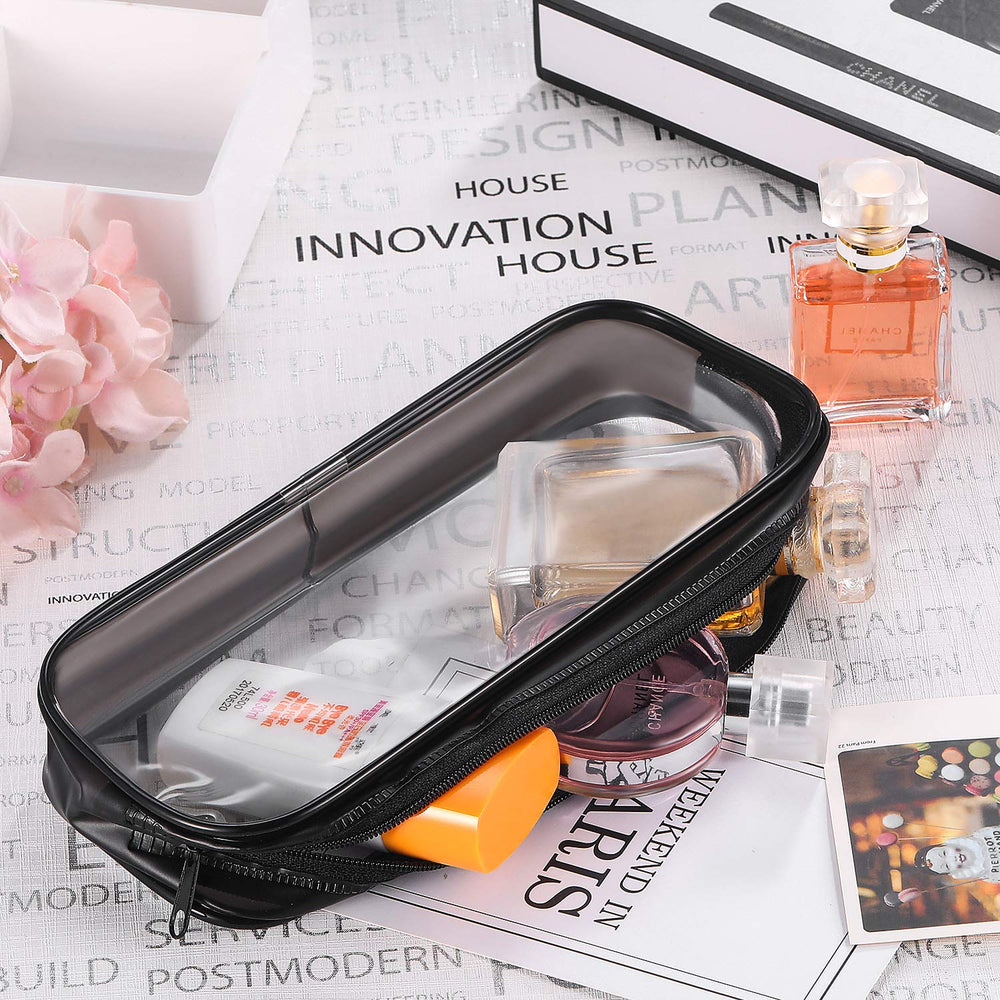 Tatuo luggage-friendly PVC bag ideal for cosmetics and travel essentials.
